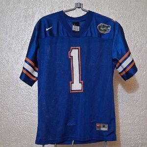 Nike Blue Football Jersey with Number 1